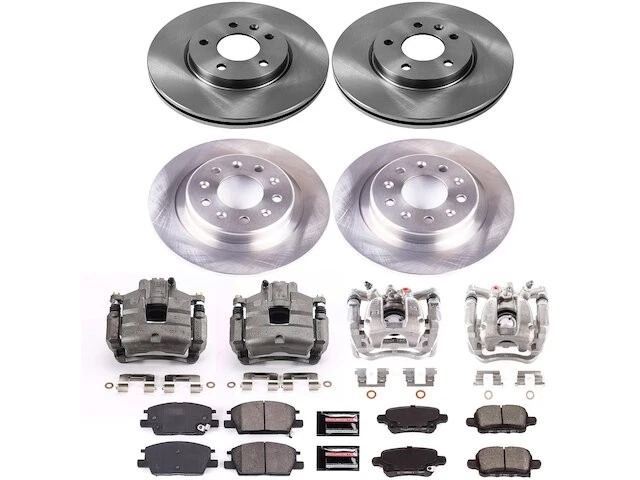 Kit de pastillas de freno delanteras y traseras y rotor para Buick LaCrosse Equinox Terrain XG17F1 Foto 1 de 1