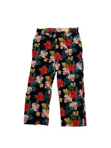 SOFT SURROUNDINGS Everglade Hibiscus NWT Womens Viscose Wide Leg Pants Sz PXL - Picture 1 of 5
