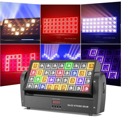 280W RGBW LED Wall Wash Light Strobe DMX Stage DJ Beam Light Party Show Light - Image 1 of 4