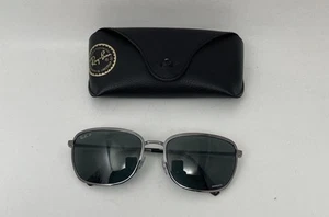 Gafas de sol Ray-Ban polarizadas cromadas plateadas RB 3705 60 mm 19 mm con estuche y tela - Imagen 1 de 5