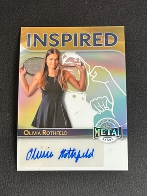 ОЛИВИЯ РОТФЕЛЬД 2025 ЛИСТОВОЙ МЕТАЛЛ ЖЕНЩИН СПОРТА СЕРЕБРО PRIZM /10 АВТО ВДОХНОВИЛ 🔥 - Изображение 1 из 2