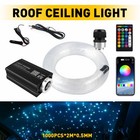 1000X Car Home Headliner Star Light Kit Roof Remote Ceiling Light Fiber Optic