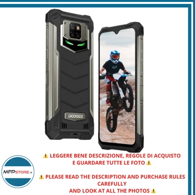 DOOGEE S88 PRO Smartphone Rugged 6GB RAM 128GB Dual SIM Nero/Grigio - Immagine 1 di 4