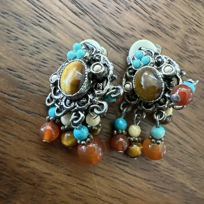 "Pendientes boho RJ Graziano imitación coral .75""" Foto 1 de 4