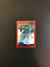 2016-17 O PEE CHEE OPC PLATINUM TIMO MEIER ROOKIE RC AUTO R-TM RED PRISM 49/50