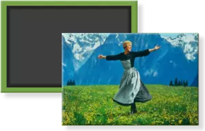 Sound of Music Maria von Trapp Julie Andrews 2 x 3 Fridge Refrigerator Magnet - Picture 1 of 9