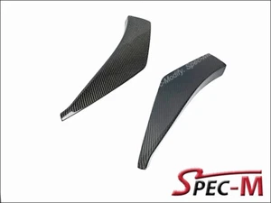 JPM Carbon Fiber Front Bumper Side Canards fit 2019-2023 Toyota Supra A90 A91 - Foto 1 di 2