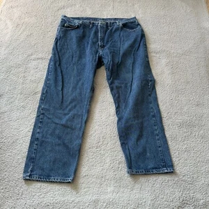 Wrangler Premium Quality Jeans Denim Blue Men's 44 x 30 Mens Adult Relaxed Fit - Picture 1 of 6
