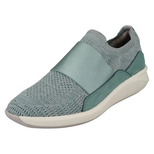 Zapatillas Detalladas De Mujer Clarks Con Correa Elástica Un Rio Knit - Imagen 1 de 19