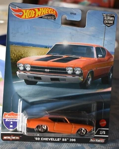 Hot Wheels '69 CHEVELLE SS 396 Car Culture 2/5 NEW - Picture 1 of 8