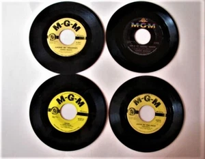 4 Connie Francis 7" 45 rpm MGM K12713 K12793 K12841 K13256 Used Vinyl Records - Picture 1 of 7