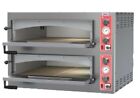 Omcan USA 45199 39" Countertop Double Deck Electric Pizza Oven