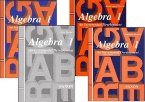 Saxon Math Algebra 1 Homeschool Kit w/ S.M. 3rd Edition NEW - Imagen 1 de 1