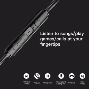 Premium Wired Earphones Crisp Sound Comfortable Fit - Zdjęcie 1 z 13