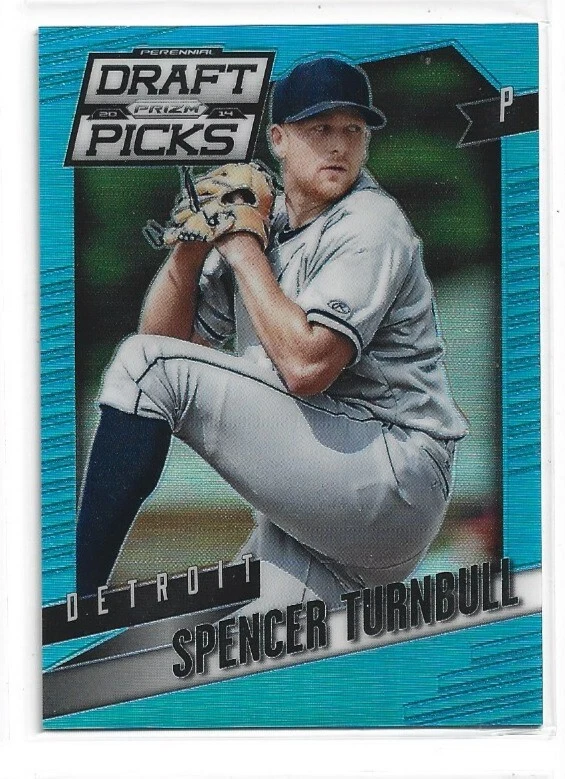 2014 Panini Draft Picks Perennial Powder Blue Prizm /199 Spencer Turnbull #20 - Image 1 of 1