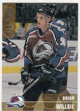 1999-00 Be A Player Memorabilia Gold 388 Brad Willsie Colorado Avalanche 019/100