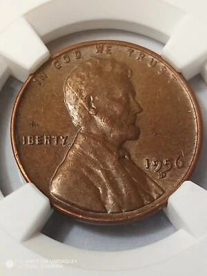 NGC AU55BN 1956 D/D 1Cent FS-501  - Image 1 of 4