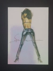 Hajime Sorayama 1997 Silver & Satin Series 3 Autographed Signed Card RARE - Picture 1 of 2