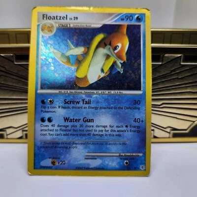 Floatzel 26/130 Reverse Holo Rare Pokémon TCG Diamond & Pearl Base Set MP - Image 1 of 2
