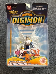 BANDAI DIGIMON Digital Monsters ANGEMON Action Figure Swinging Staff Vintage NIB - Picture 1 of 9