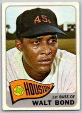 1965 Topps Walt Bond Houston Astros #109