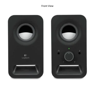Logitech Z150 Compact Stereo Speakers 2.0 Channel with 3.5mm AUX – Black - Picture 1 of 3