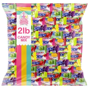 Hi Chew Süßigkeiten Variety Pack, 2 Pfund Packung Süßigkeiten Großpackung einzeln verpackt, Hi Chew - Bild 1 von 12