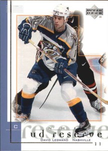 2000-01 UD Reserve Hockey #47 David Legwand Nashville Predators