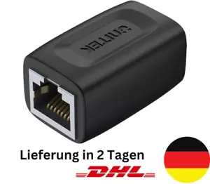 UNNITEK CAT 6 Netzwerk RJ45 Verbinder LAN Netzwerkkabel Kupplung - Picture 1 of 3
