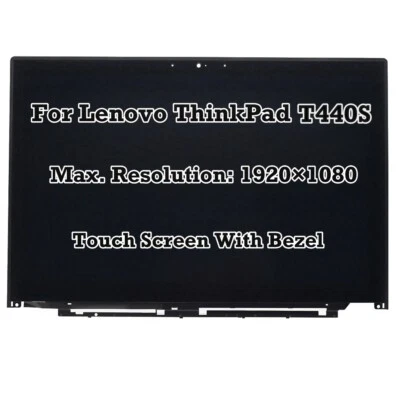 14" Lenovo ThinkPad T440S 20BX000XGE LCD LED Display Touch Screen Assembly Bezel - Image 1 of 4