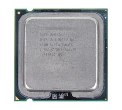 Intel Core 2 Doppio E6300 1.86GHz SL9SA LGA775 - Immagine 1 di 2