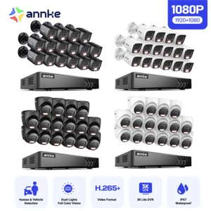 ANNKE H.265+ 16CH 3K Lite 5IN1 DVR 1080P Outdoor Wired Security Camera System AI - Picture 1 of 56