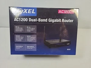 Zyxel X650 AC1200 Dual-Band Gigabit Router 2.4GHz 5GHz - Picture 1 of 6