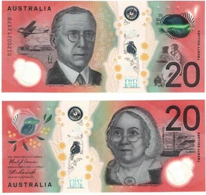 2020 Australia 20 Dollar Banknote P64 c UNC Polymer Philip Lowe & Kennedy - Picture 1 of 1