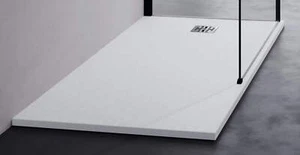 Novellini Novomatt Piatto Doccia 100x70 H3cm Bianco Opaco Sottile Effetto Pietra - Foto 1 di 6