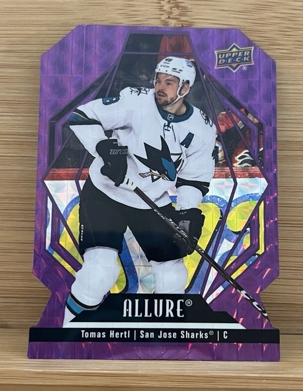 2022-23 Upper Deck Allure Purple Diamond Die-Cut 5/10 Tomas Hertl #76