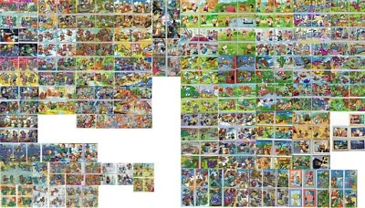 Superpuzzle/Puzzle-Ü-EI/Überraschungsei-FERRERO-EU + Satz-KOMPLETT+ inkl. BPZ - Bild 1 von 2