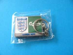 CARLSBERG Beer ENGLAND Key Ring. Unused in Packet. - Picture 1 of 2
