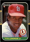 1987 Donruss Baseball Card Pick 265-497
