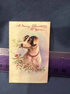 Jack Russell Terrier Christmas Magnet - Picture 1 of 3