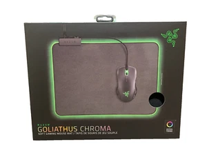 Tappetino mouse da gioco morbido Razer Goliathus Chroma alimentato da Razer Chroma nero - Foto 1 di 6