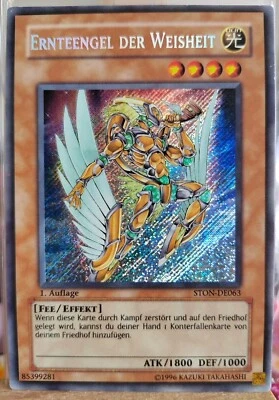 ERNTEENGEL DER WEISHEIT - STON-DE063 Secret Rare / 1. Auflage Near Mint  - Bild 1 von 4