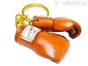 Guantes de Boxeo Hechos a Mano Cuero 3D (L) Llavero *VANCA* Hecho en Japón 56891 - Imagen 1 de 12