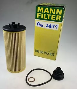 Original man filter oil filter with seal HU6015zKIT for BMW 2 X1 Mini - Picture 1 of 8