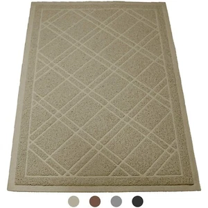 Iprimio Cat Litter Box Mat 42x36 Beige | Cat Litter Trapping Mat, Mesh Mat - Picture 1 of 5