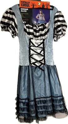 Tean Dream Alice in Wonderland Halloween Costume Dress Glove Headband 1 Size - Image 1 of 4