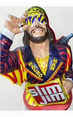SLIM JIM MACHO MAN RANDY SAVAGE 2021 COLLECTORS DISPLAY PROMO SLIM JIM HOLDER - Image 1 of 4