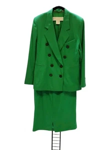 Escada By Margaretha Ley Green Blazer and Skirt Set Size 42 - Picture 1 of 10