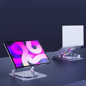 Obrotowy stojak na laptopa z regulowaną wysokością do notebooka i tabletów - Zdjęcie 1 z 10