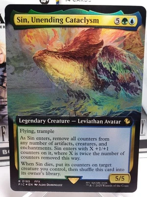 MTG I Sin, Unending Cataclysm I Final Fantasy I FIC 0185 I Borderless FOIL NM EN - Bild 1 von 3